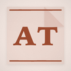 Monogram of the letters A and T